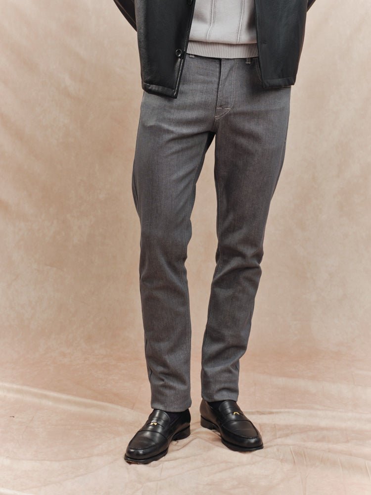 Pantalon Large Gris Argenté Comptoir Des Cotonniers - Modèle Jessie Taille 36, Très Bon état