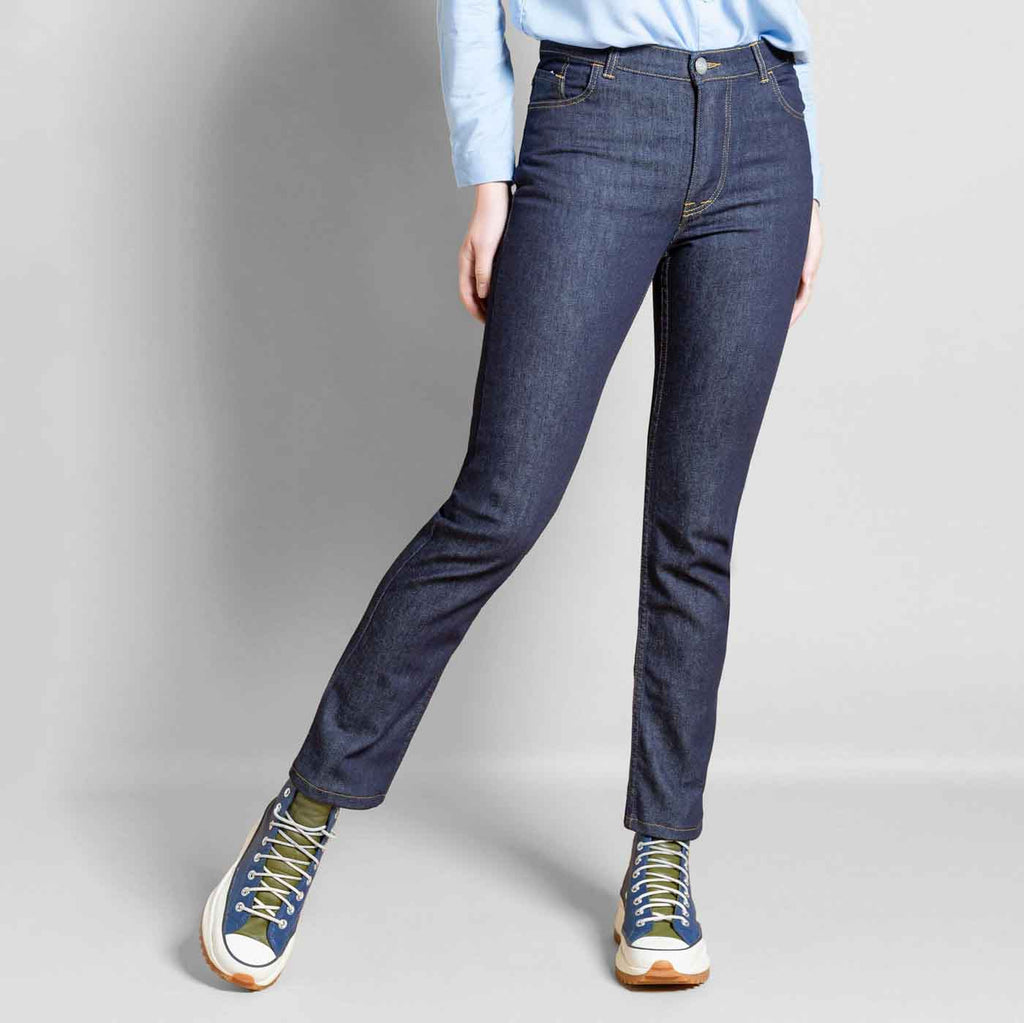 Jeans Dao pour femme taille haute coupe slim elasthane eco responsable