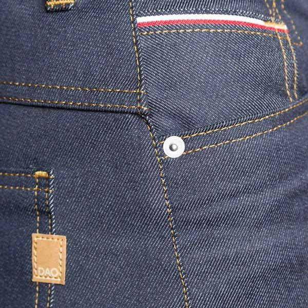Detail poche jeans homme selvedge straight brut 14.oz de qualité