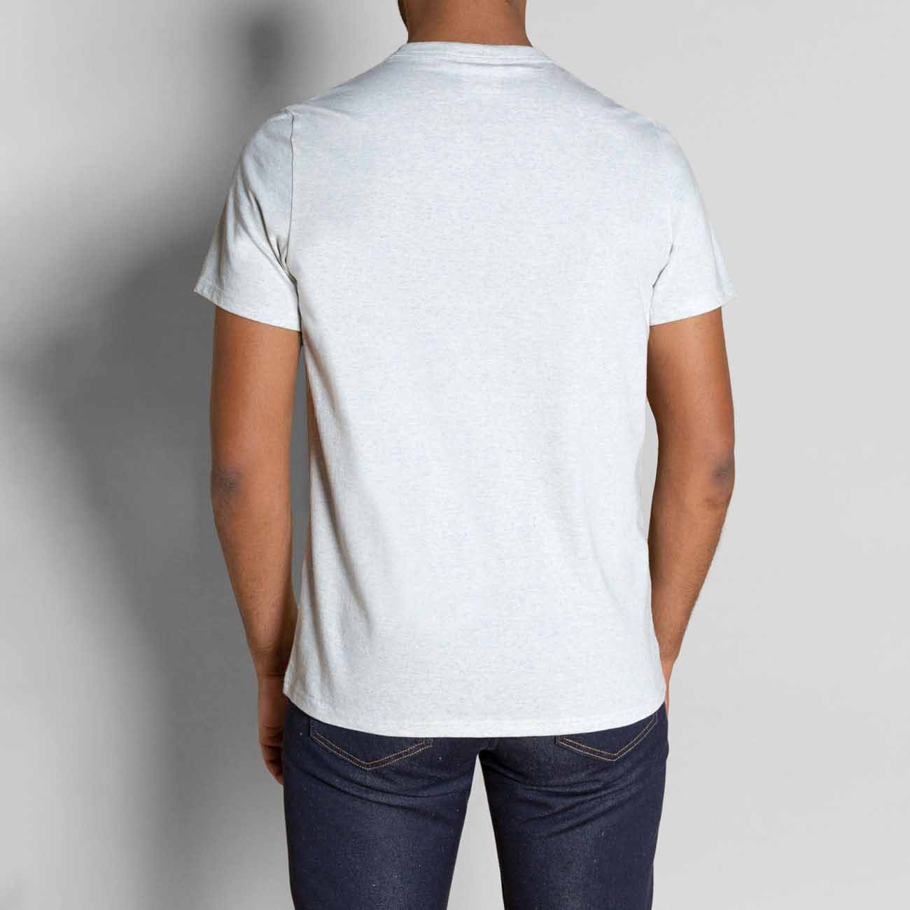 T-shirt Romain blanc col rond manches courtes - 34 XS / Blanc